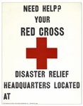 Red Cross Disaster Relief Poster